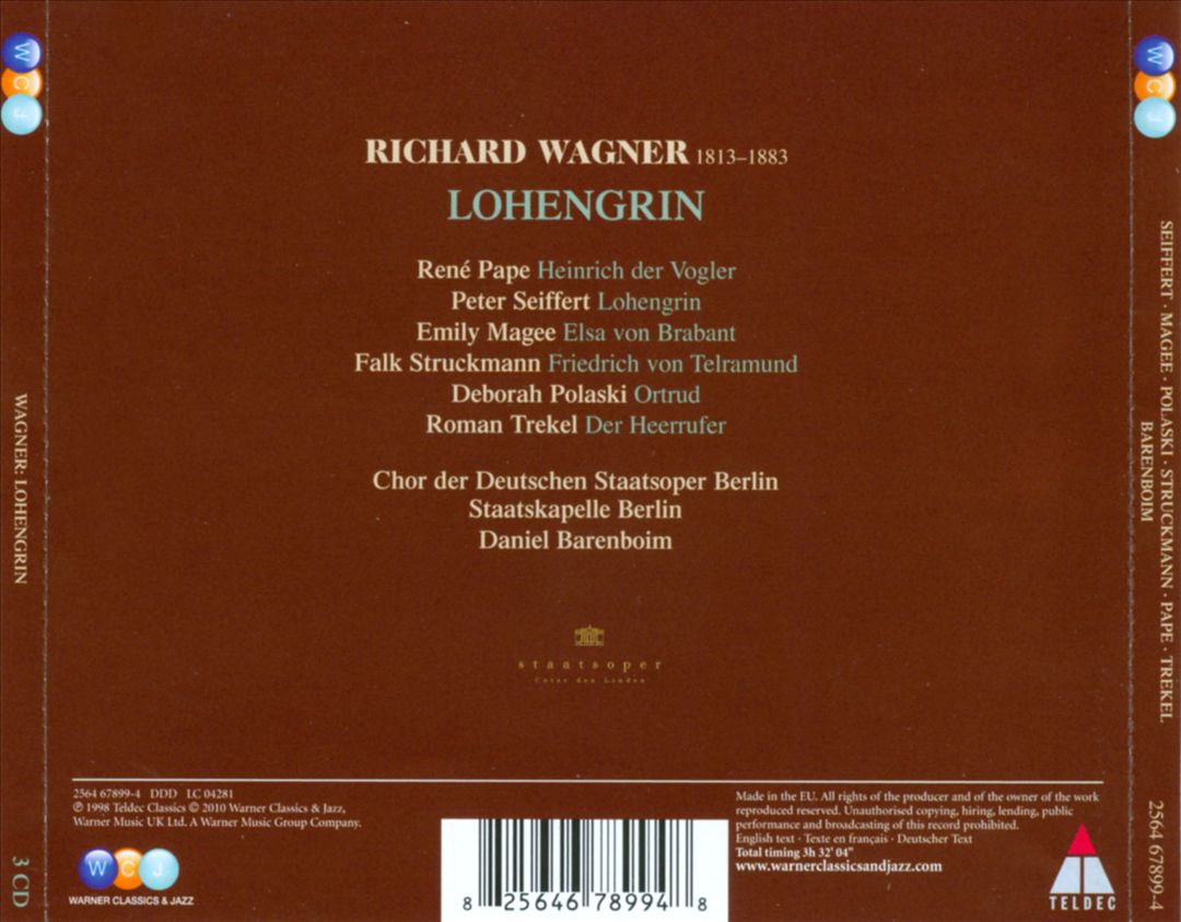 Wagner: Lohengrin cover art