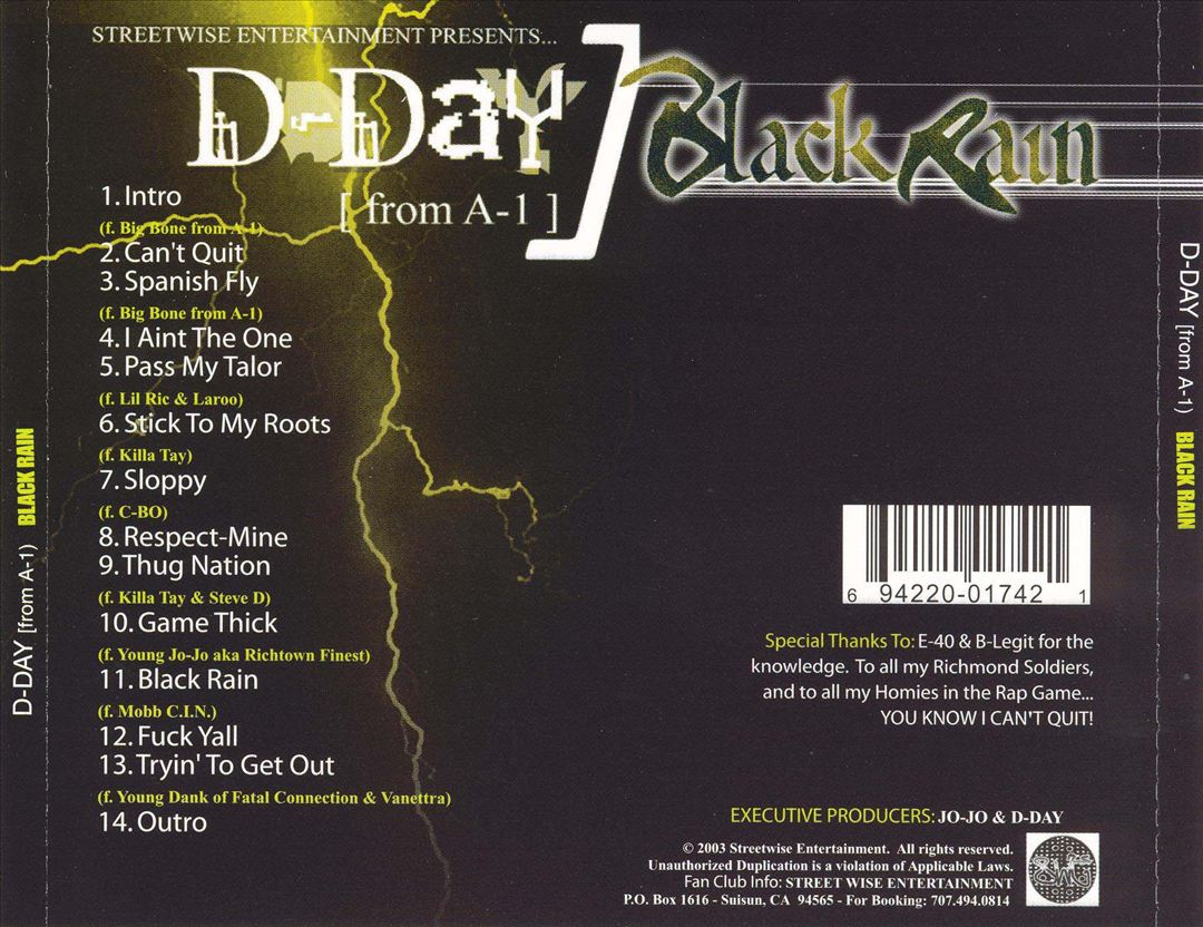 D-Day from A-1: Black Rain cover art