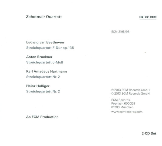 Bruckner, Beethoven, Holliger, Hartmann cover art