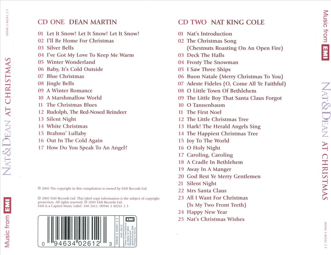 Nat & Dean At Christmas cover art