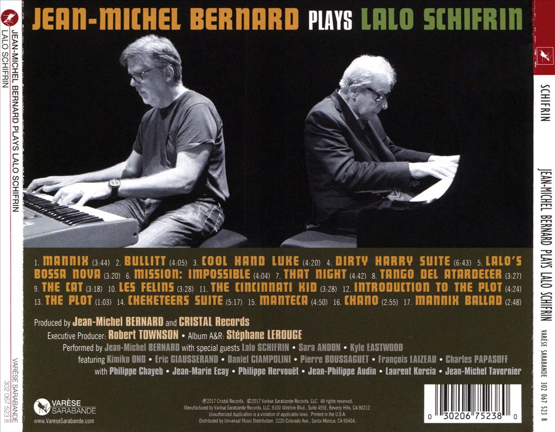Jean-Michel Bernard Plays Lalo Schifrin cover art