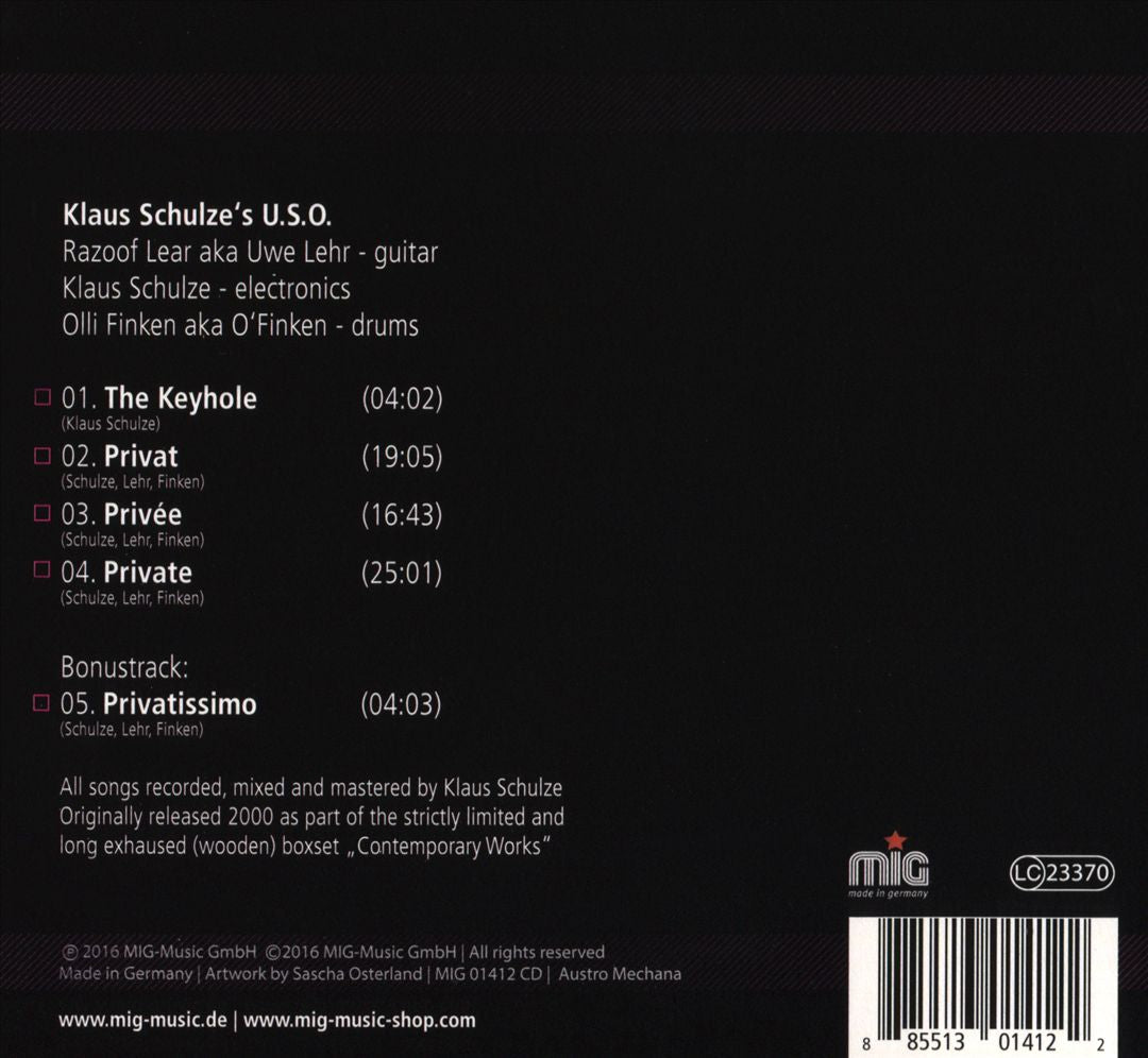 Privée cover art