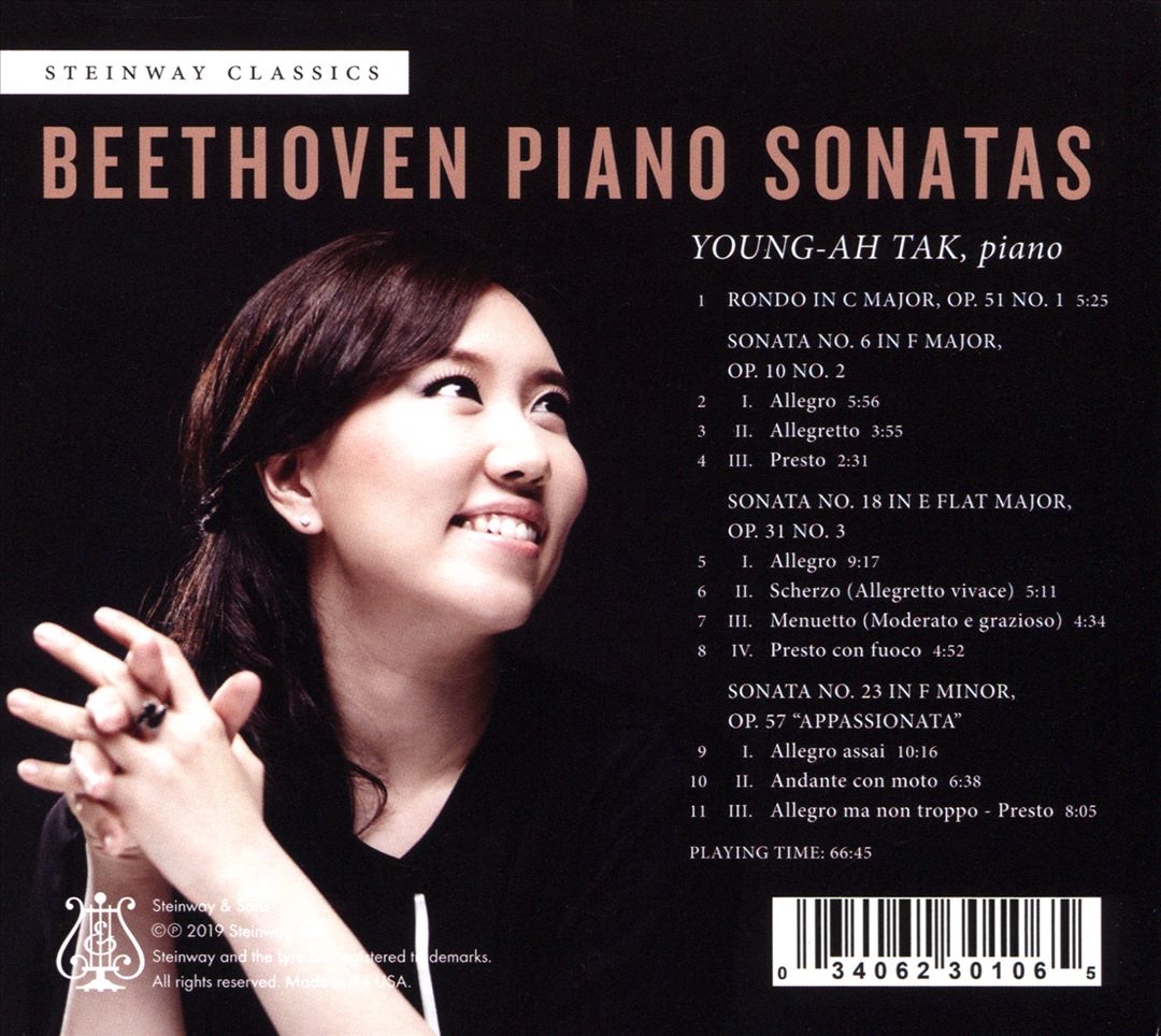 Beethoven: Piano Sonatas No. 23 'Appassionata', No. 18, No. 6; Rondo in C major cover art