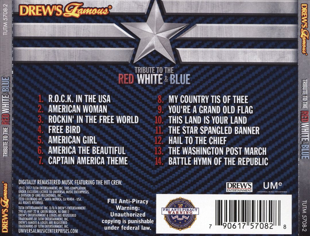Tribute to the Red, White & Blue cover art