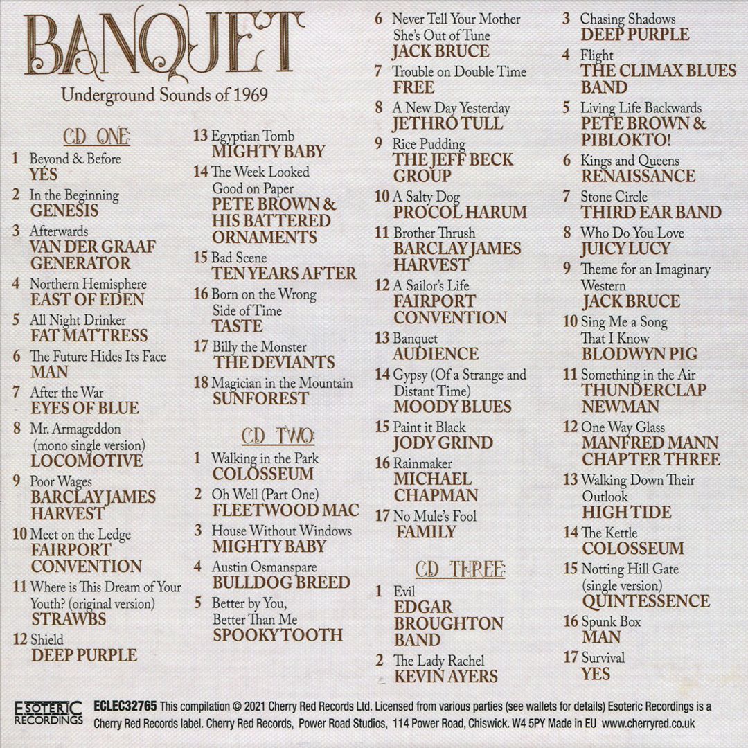 Banquet: Underground Sounds of 1969 cover art