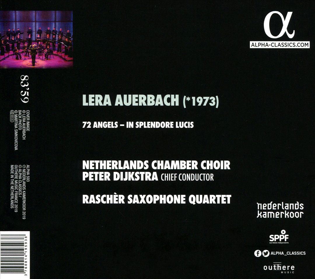 Lera Auerbach: 72 Angels cover art