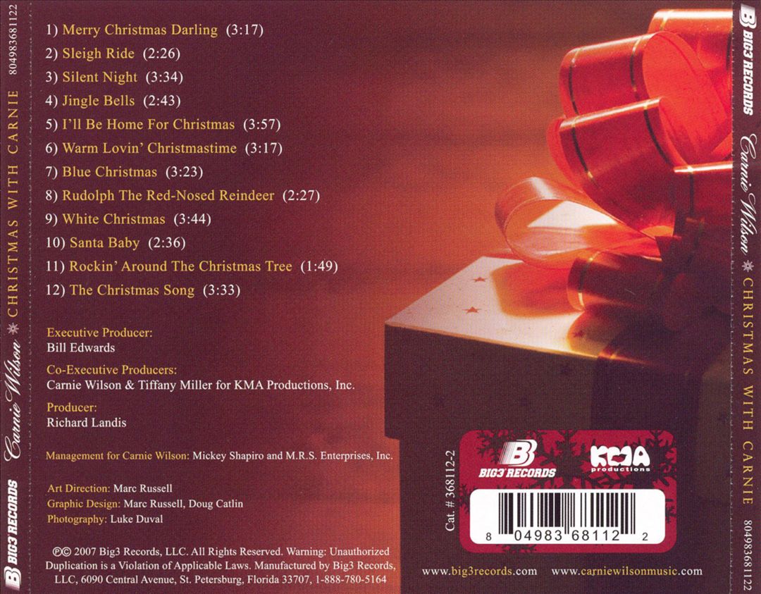 Christmas with Carnie cover art