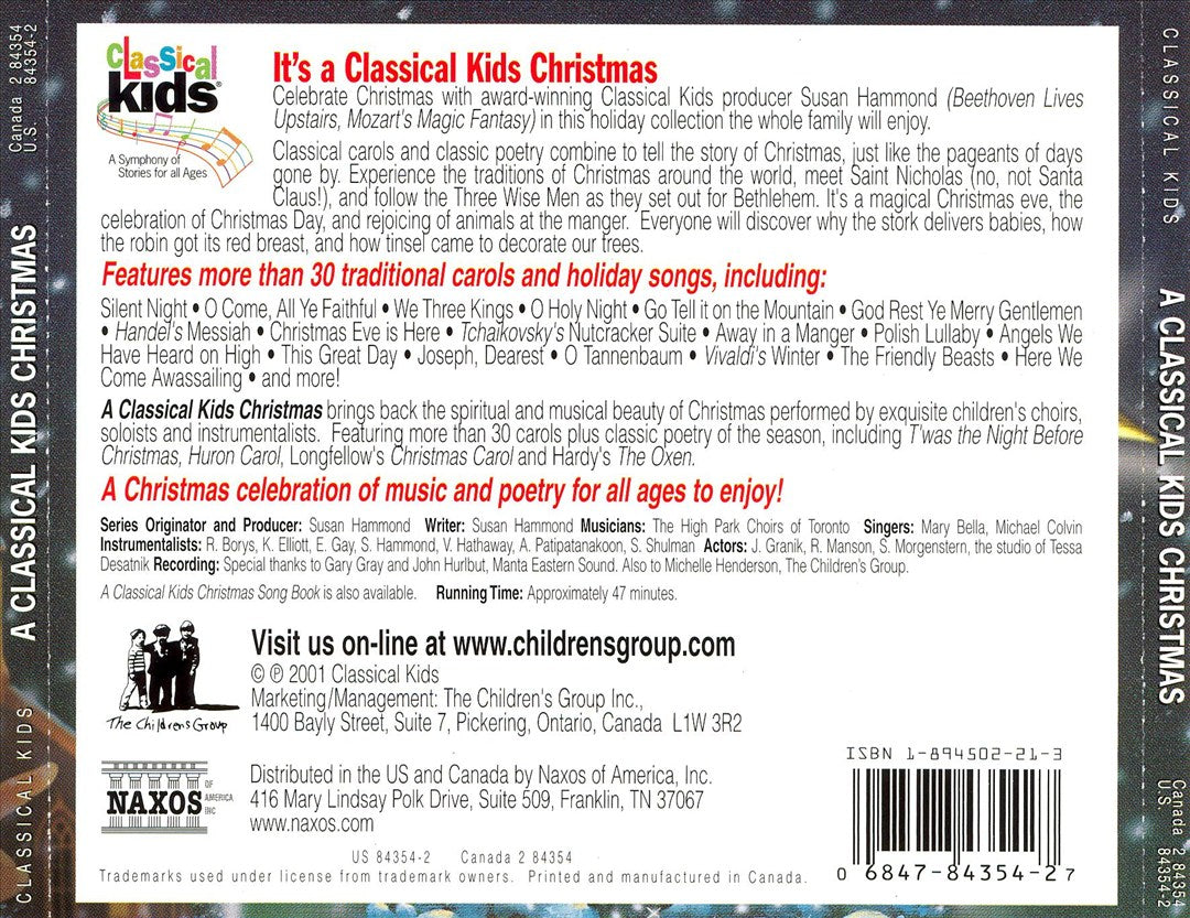 Classical Kids Christmas cover art