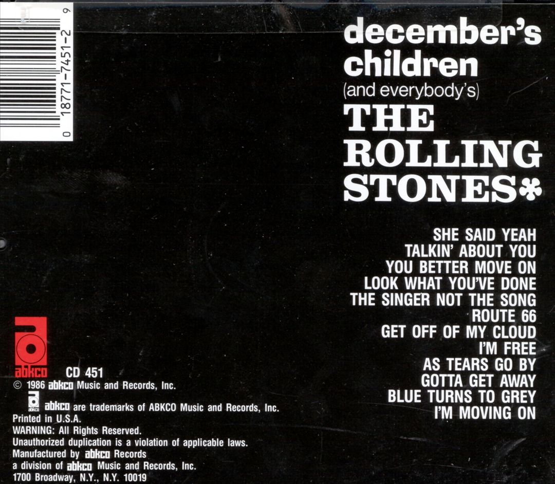 December's Children (And Everybody's) cover art