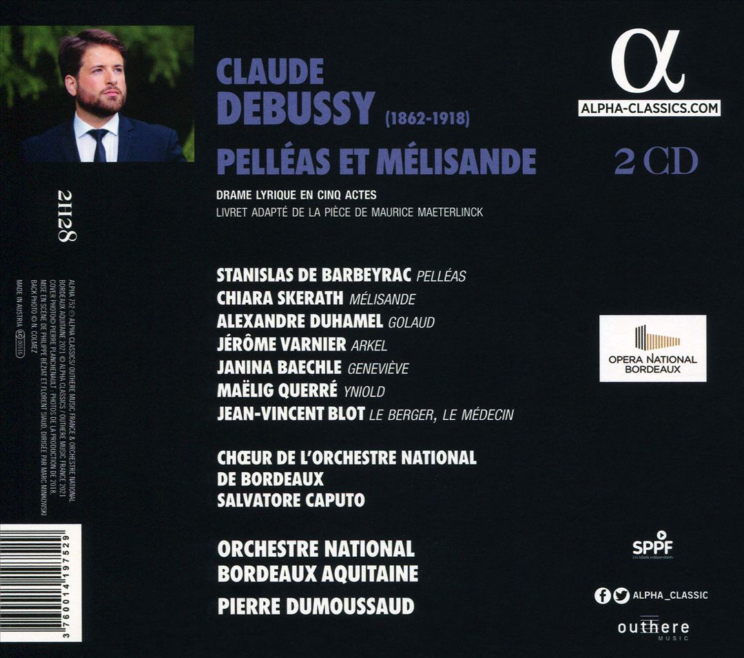 Debussy: Pelléas et Mélisande cover art