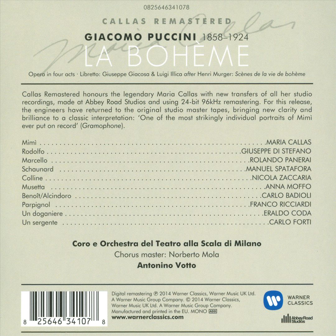 Puccini: La Bohème cover art