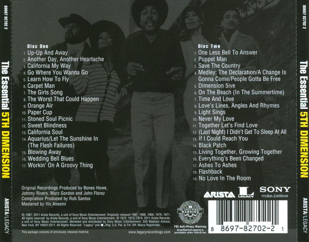 Essential 5th Dimension cover art