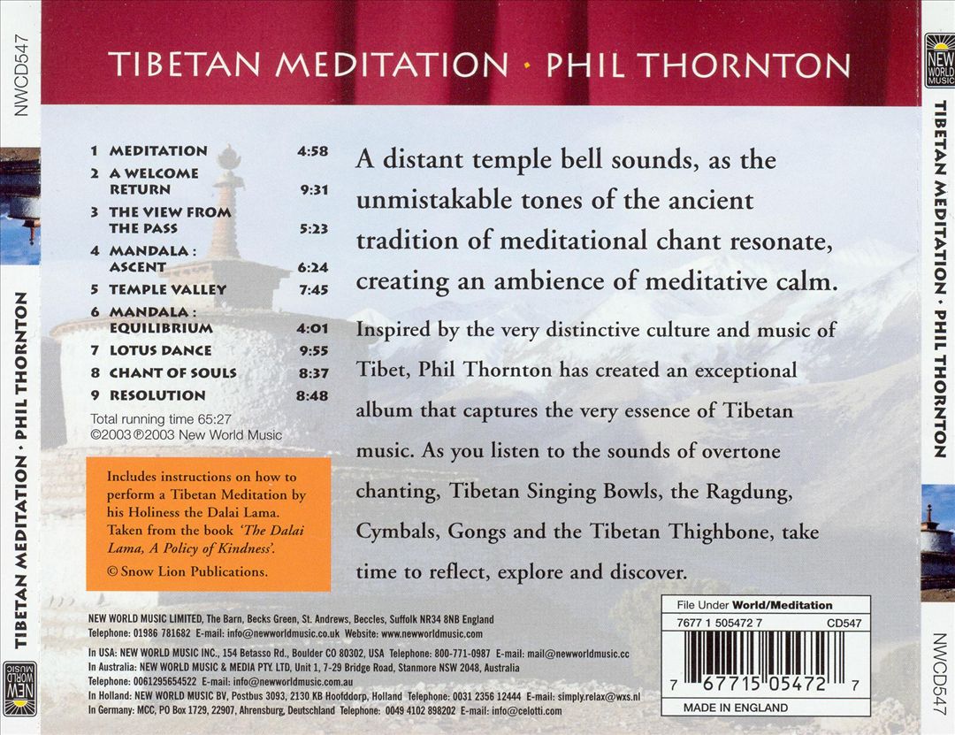 Tibetan Meditation cover art