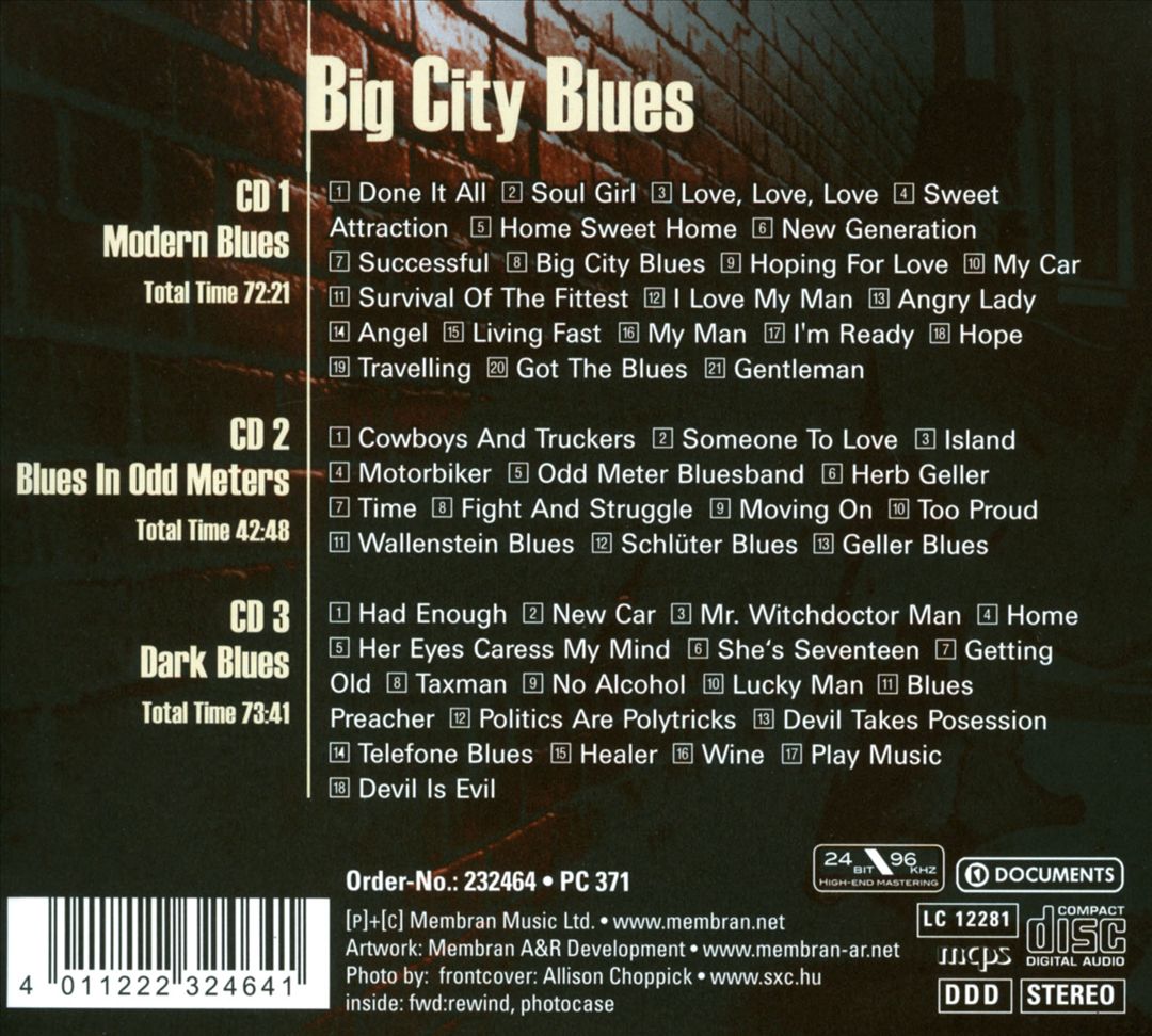 Big City Blues [Membran] cover art