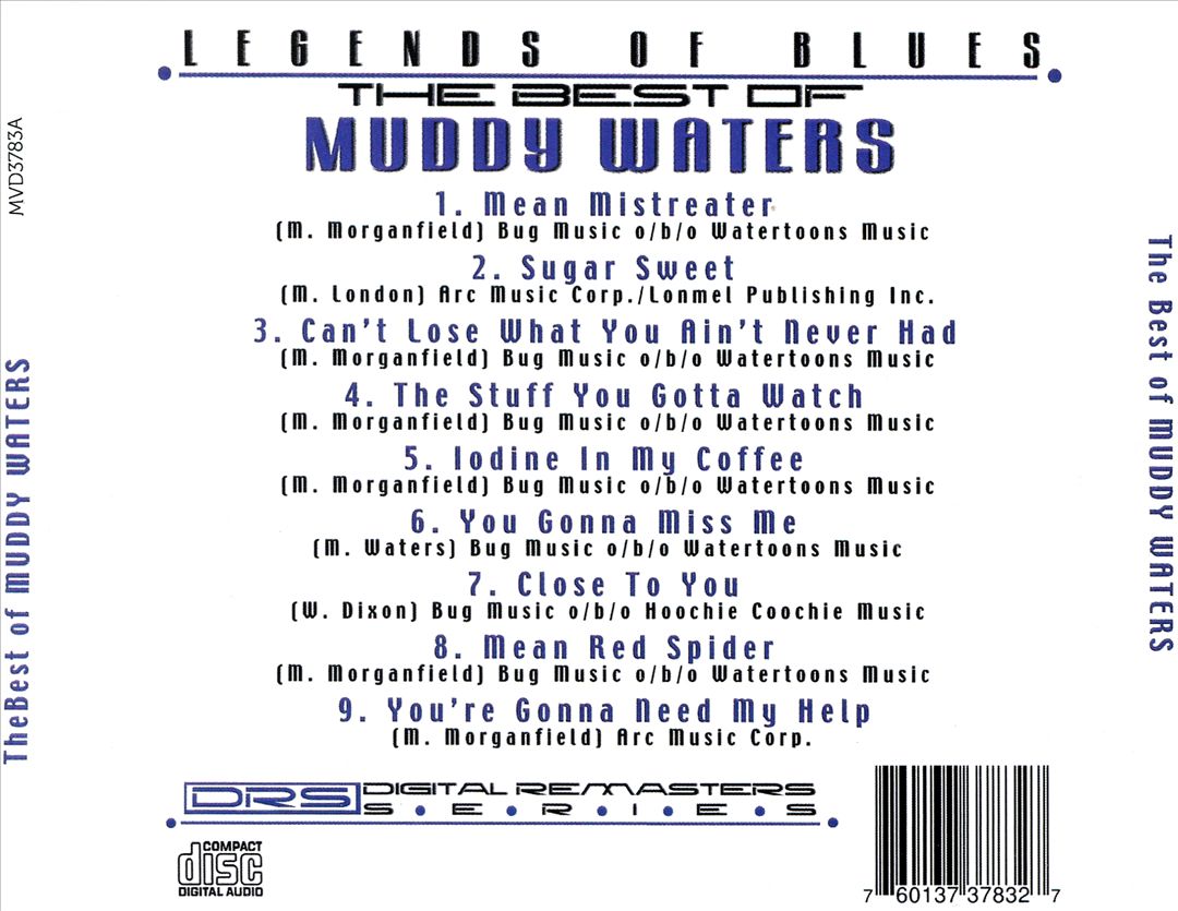Legends of Blues: The Best of Muddy Waters cover art