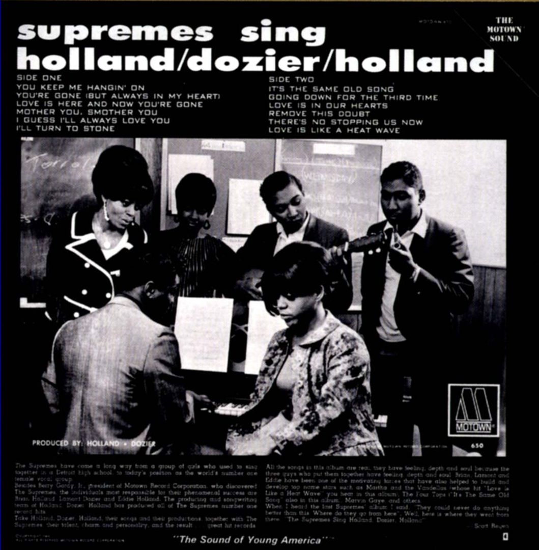 Supremes Sing Holland-Dozier-Holland cover art
