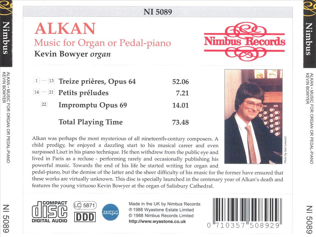 Alkan: Organ Music cover art
