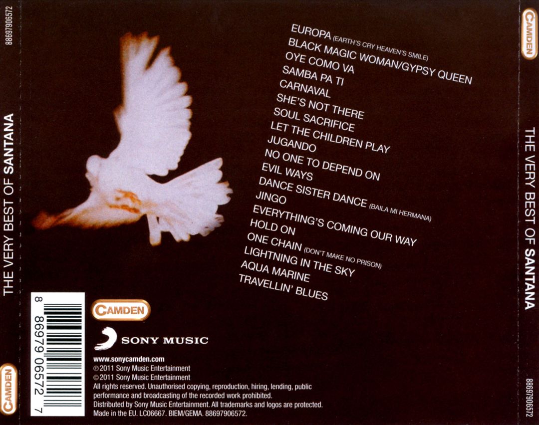 Very Best Of Santana [Camden] cover art