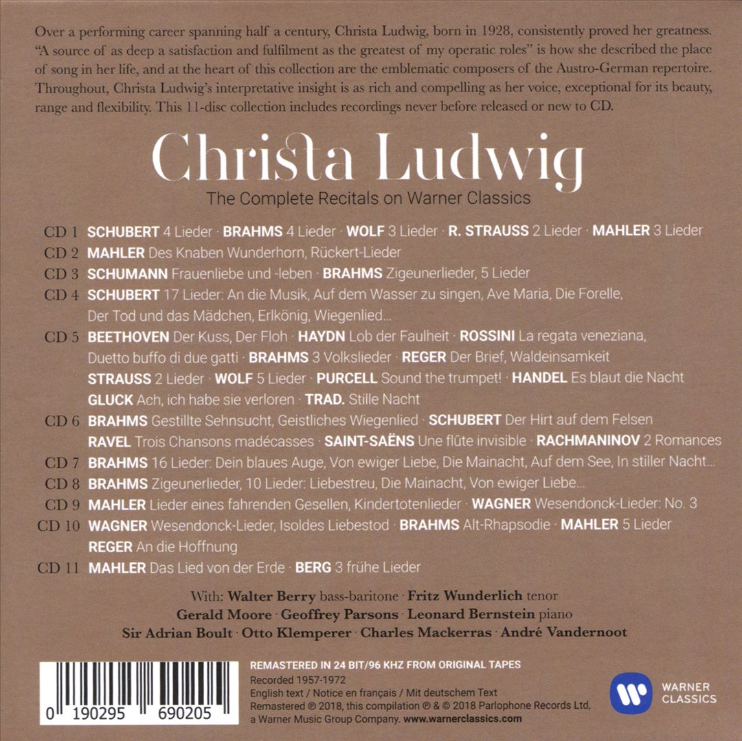 Complete Recitals on Warner Classics cover art