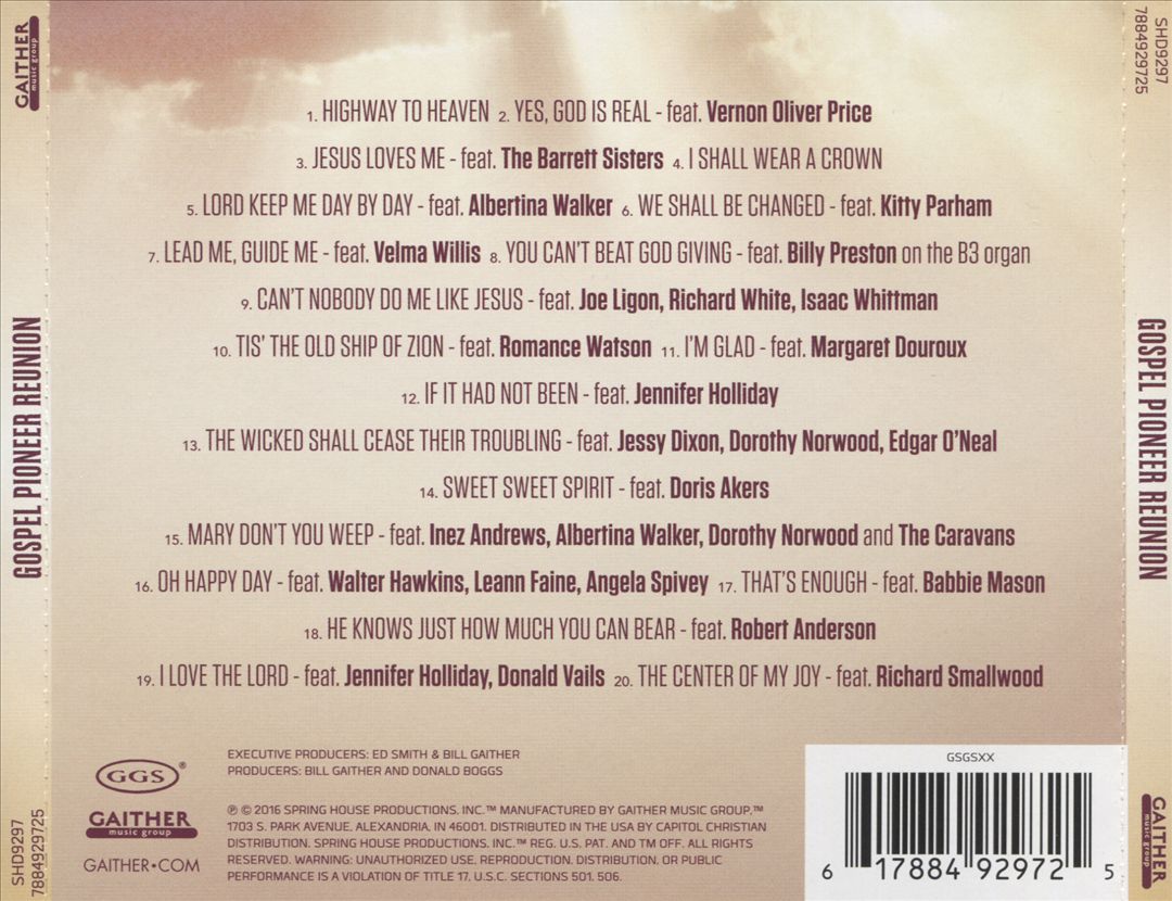 Gospel Pioneer Reunion cover art
