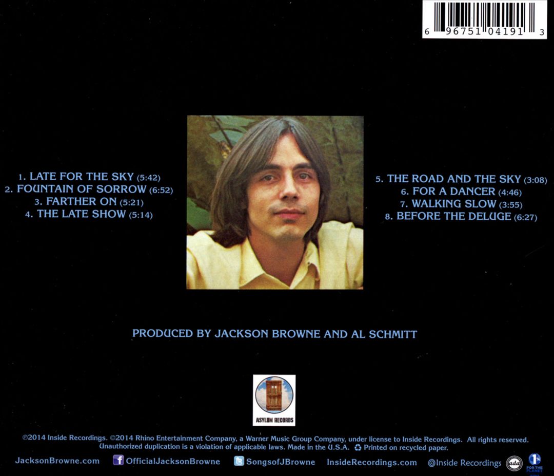 Late for the Sky cover art