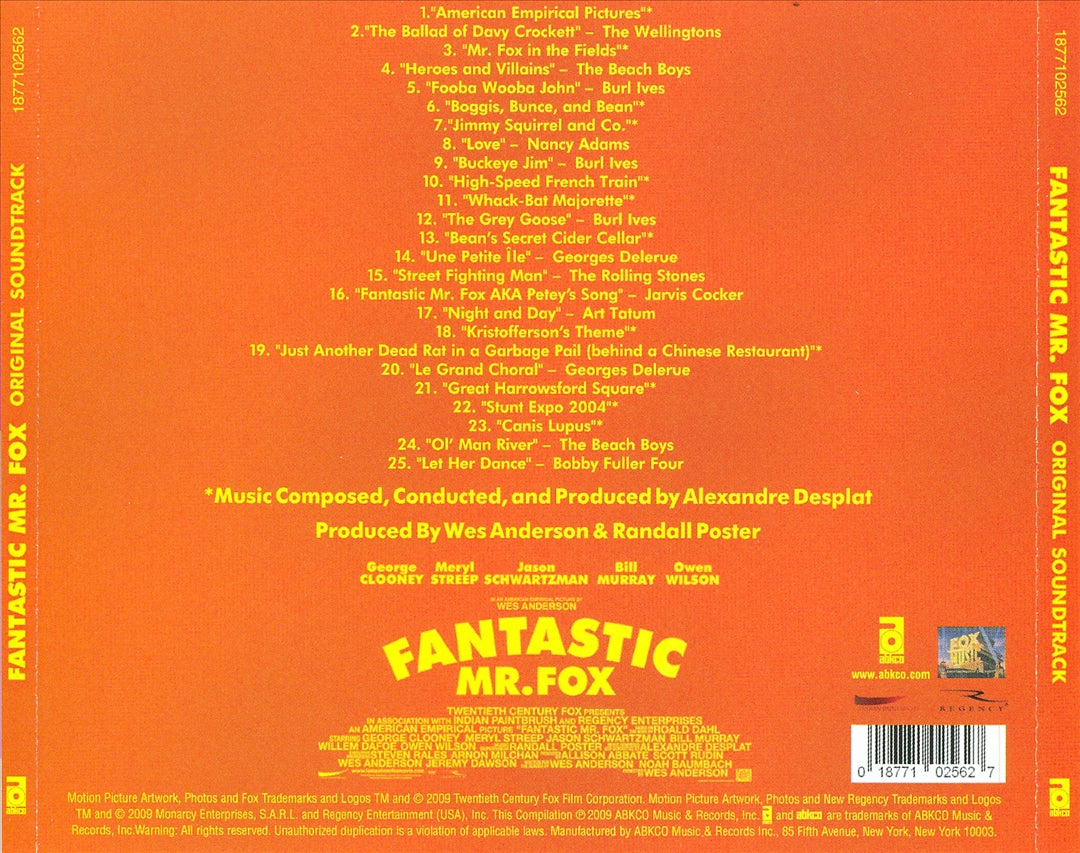 Fantastic Mr. Fox [Original Soundtrack] cover art