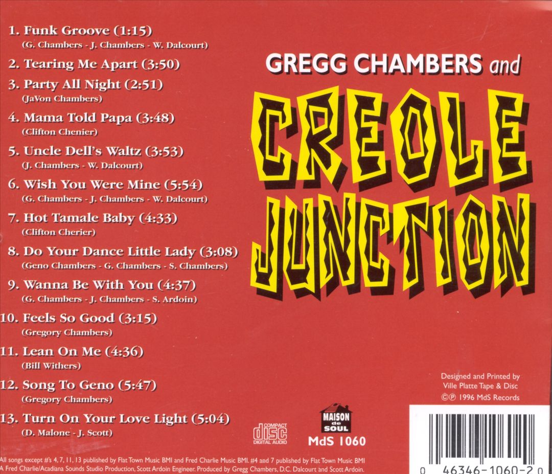 Gregg Chambers and Creole Junction cover art