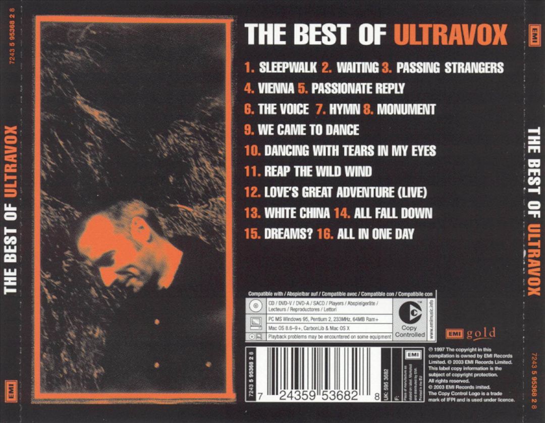 Best of Ultravox cover art