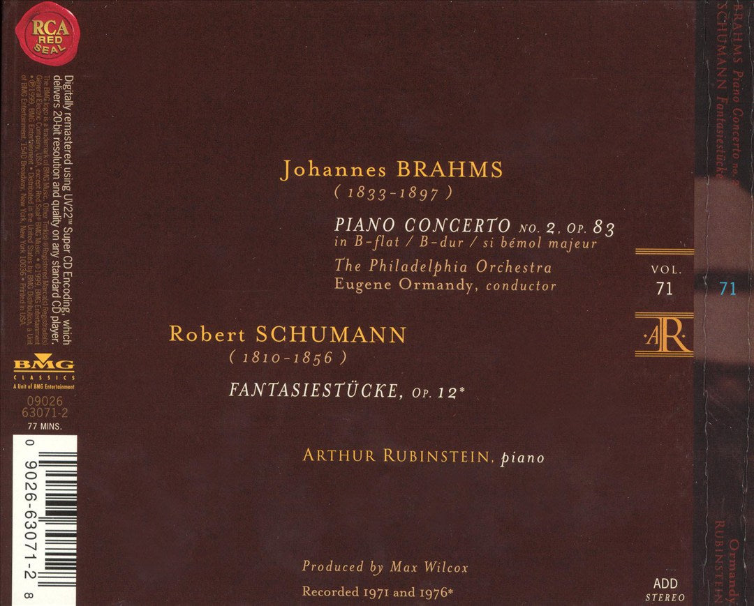 Rubinstein Collection, Vol. 71 cover art