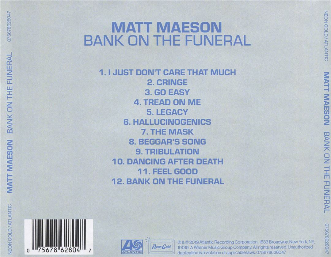 Bank on the Funeral cover art