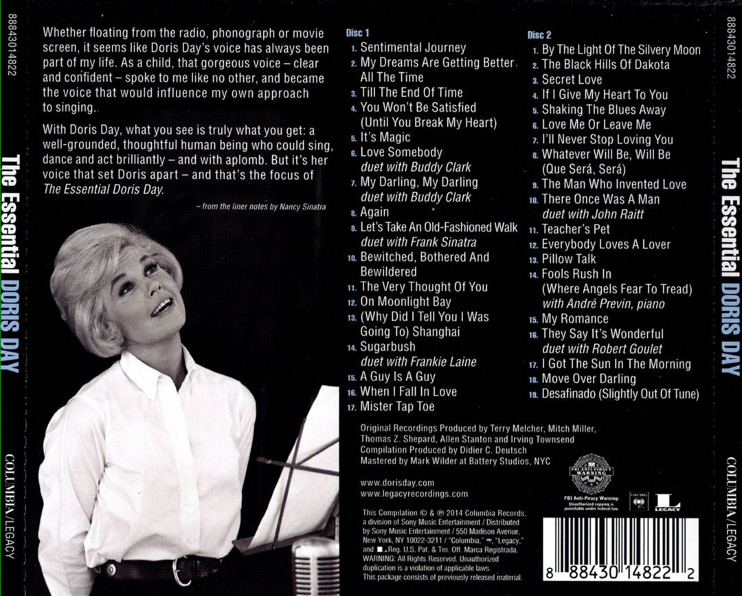 Essential Doris Day cover art