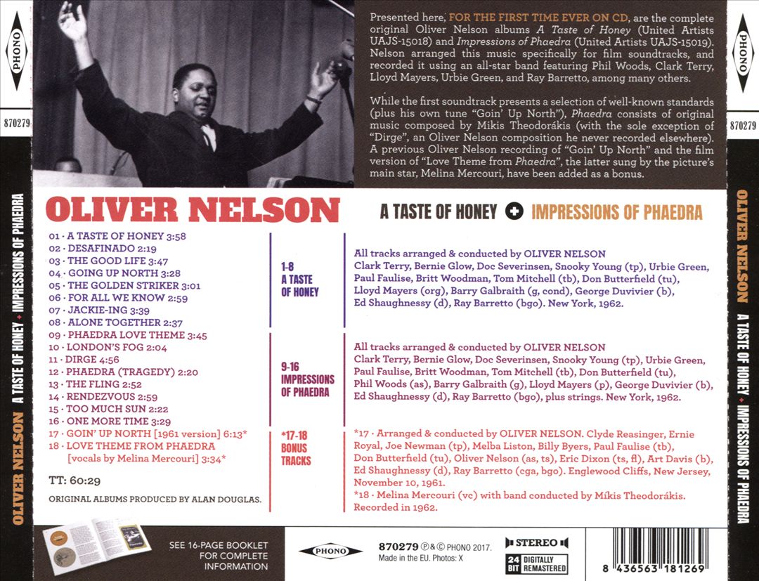 Taste of Honey/Impressions of Phaedra cover art