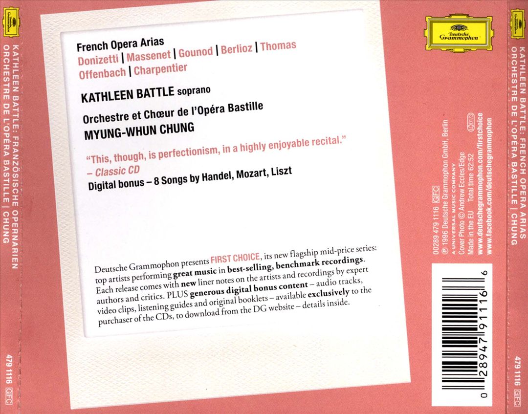 French Opera Arias cover art