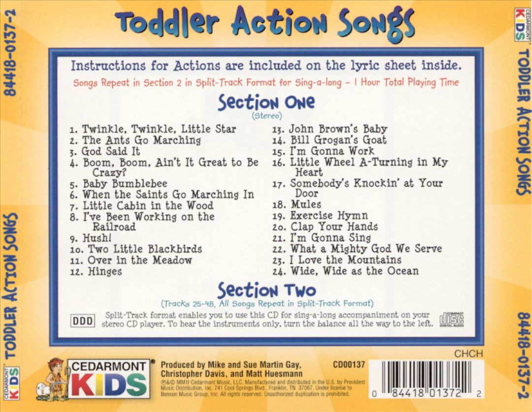 Toddler Action Songs cover art