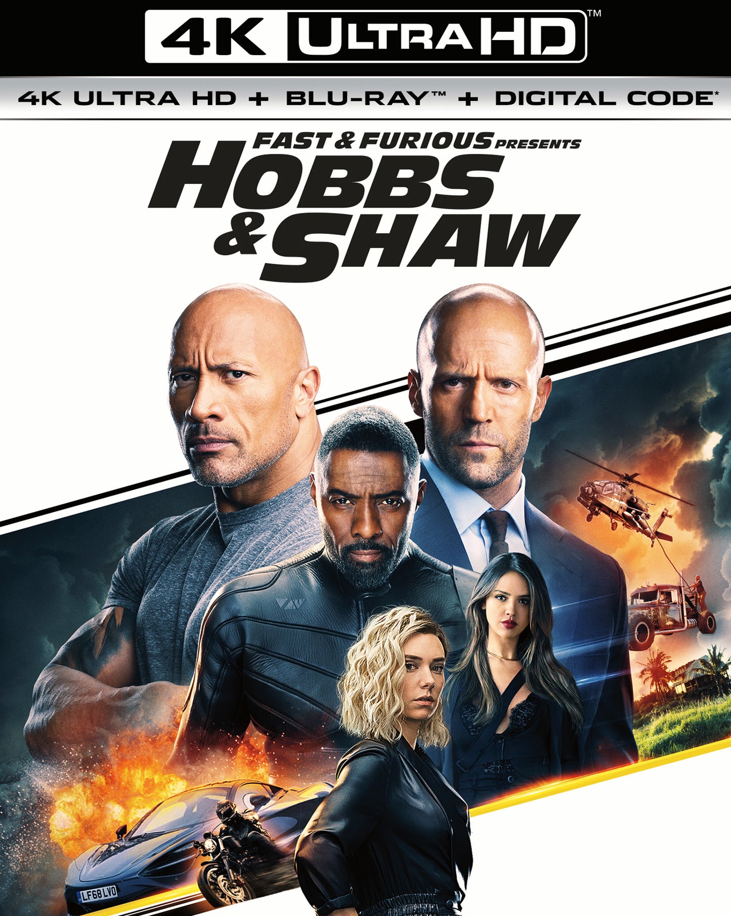 Fast & Furious Presents: Hobbs & Shaw [Includes Digital Copy] [4K Ultra HD Blu-ray/Blu-ray] cover art