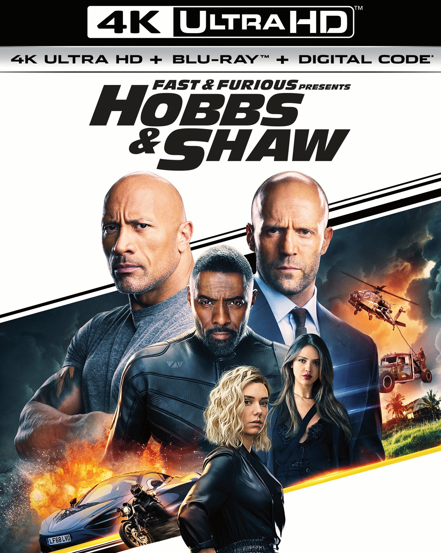 Fast & Furious Presents: Hobbs & Shaw [Includes Digital Copy] [4K Ultra HD Blu-ray/Blu-ray] cover art
