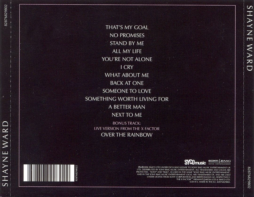 Shayne Ward [Bonus Track] cover art