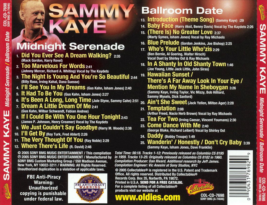 Midnight Serenade/Ballroom Date cover art