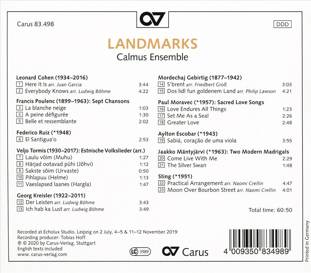 Landmarks cover art