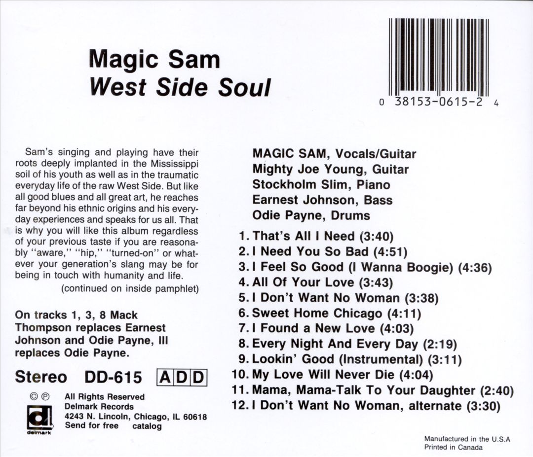 West Side Soul cover art