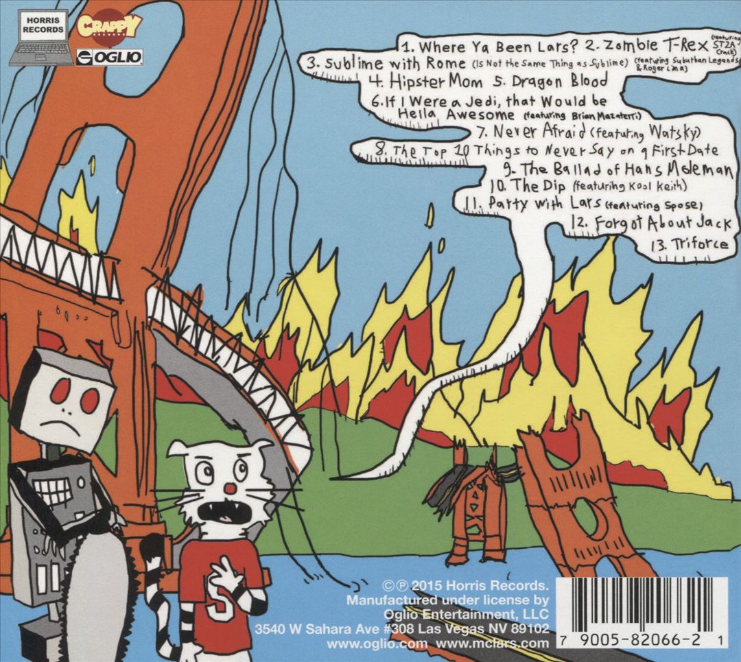 Zombie Dinosaur LP cover art