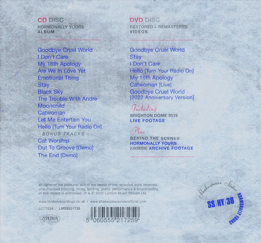 Hormonally Yours [30th Anniversary] cover art