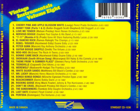 Vintage Instrumentals, Vol. 8 cover art