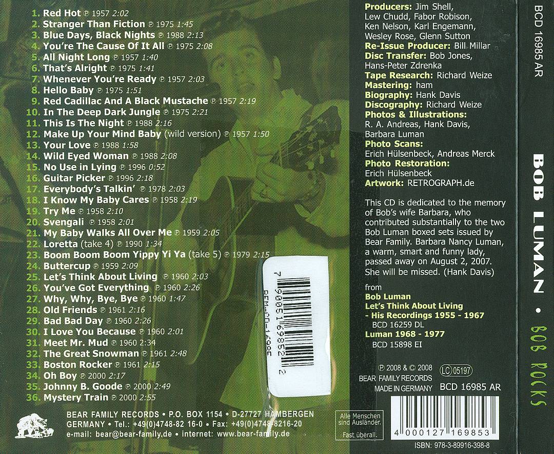 Bob Rocks cover art