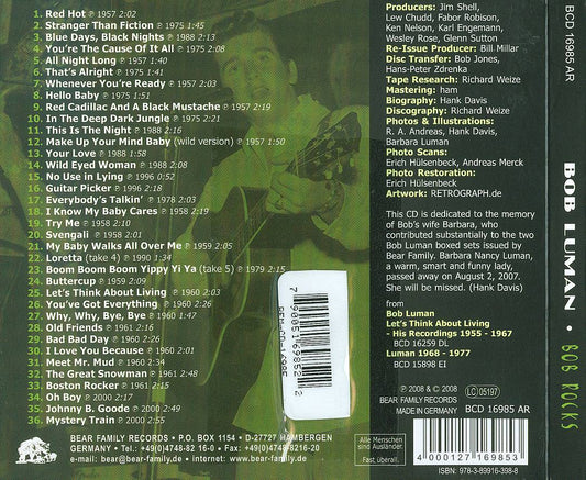 Bob Rocks cover art
