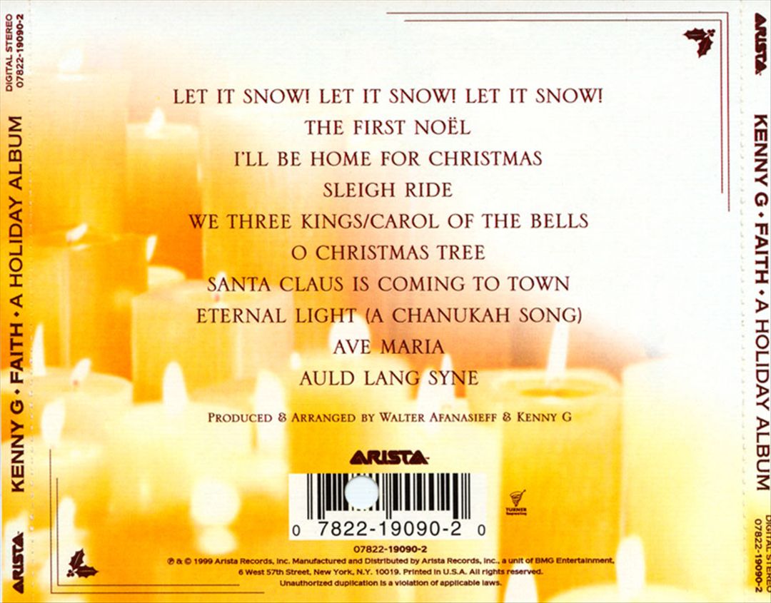 Faith: A Holiday Album cover art