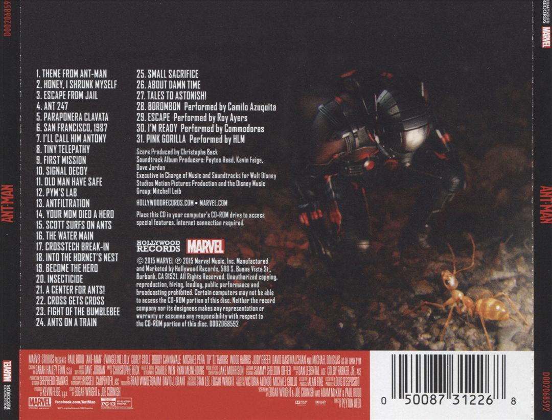 Ant-Man [Original Motion Picture Soundtrack] cover art