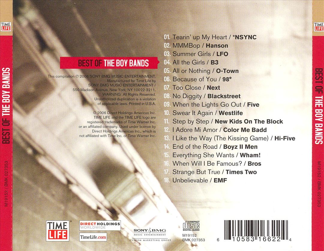 Best of the Boy Bands cover art