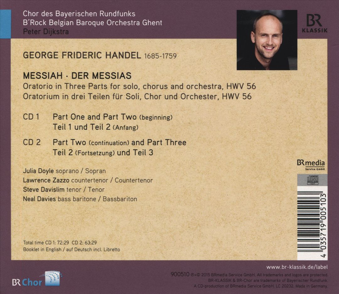 Handel: Messiah cover art