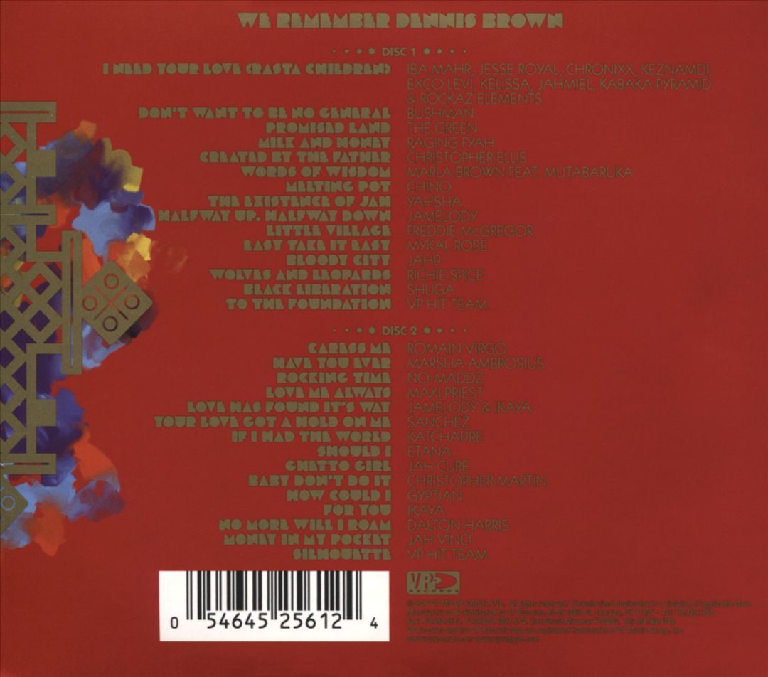 We Remember Dennis Brown cover art